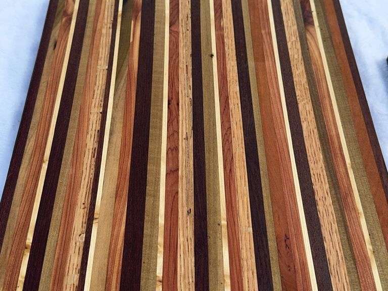 (2) Homemade Wooden Charcuterie Boards