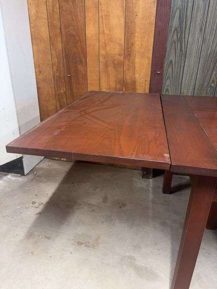 Dining Set , Table & 6 Chairs w/ Slide out on both ends for full Extension 108” W 68” W closed