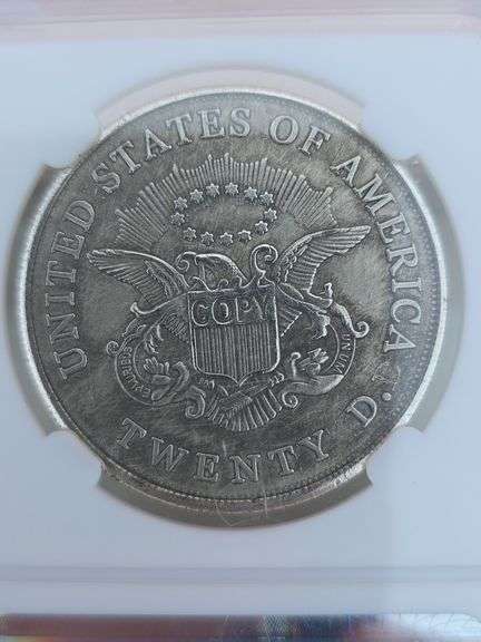 1849 $20. GOLD COPY COIN