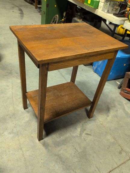 Wooden end table