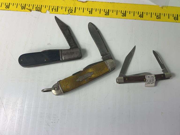 Barlow, Scout, Chicago Cutlery Knives