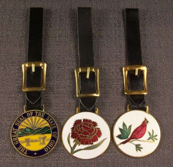 State of Ohio Lot of 3Watch Fobs