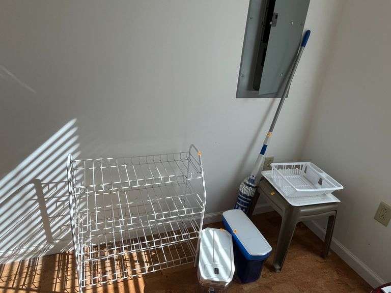 Stools, Drying Rack, Containers, Rack, Mop