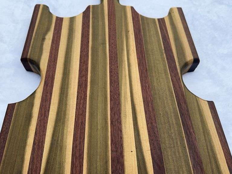 (2) Homemade Wooden Charcuterie Boards