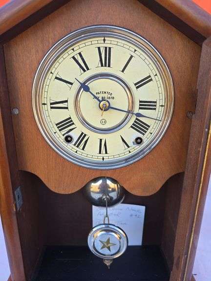 SETH THOMAS CITY SERIES VICTORIA 1879 MANTLE CLOCK RUNS