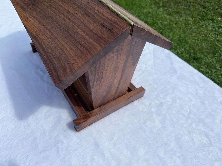 Homemade Wooden Bird Feeder