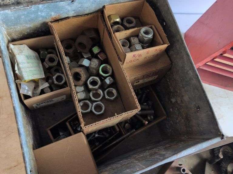 Hardware organizer with contents and more