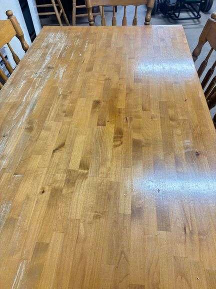 Dining Table w/6 Chairs 60”W 34” D 29” H