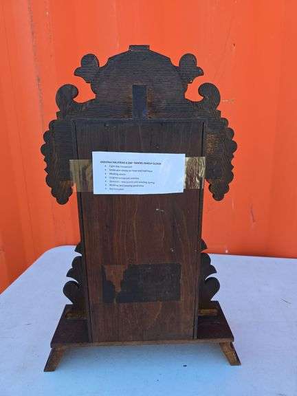 ANSONIA HALSTEAD 8 DAY MANTLE CLOCK WORKS