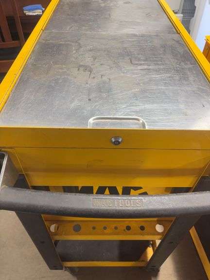 Mac Tools Toolbox on Casters 37” W 21”D 43” H