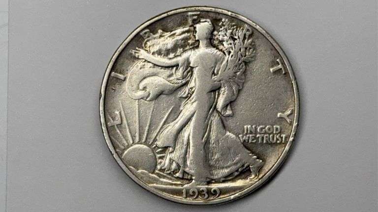 1939- S Walking Liberty Half Dollar