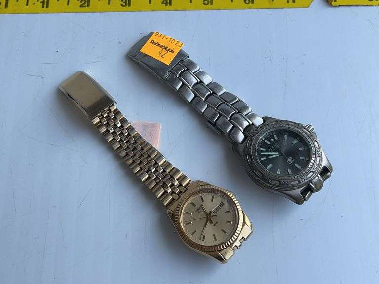 Timex and Fossil Watches