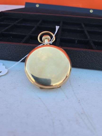 VERTEX REVUE SWISS RAILWAY WINDUP POCKET WATCH 15 JEWEL WORKS