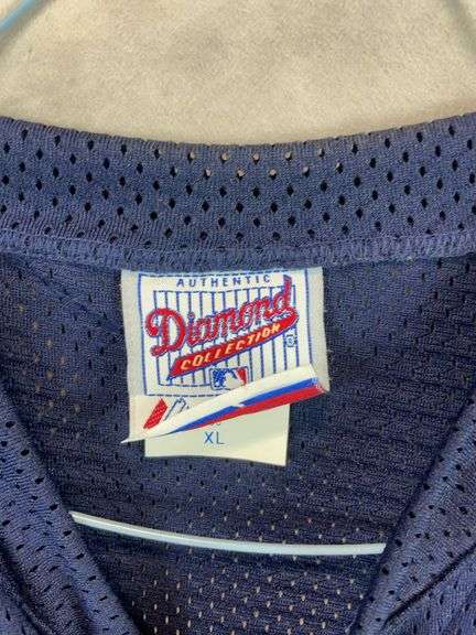 Cleveland Indians Wahoo jersey, 1997 All-Star,  XL, blue/red letters, Diamond collection