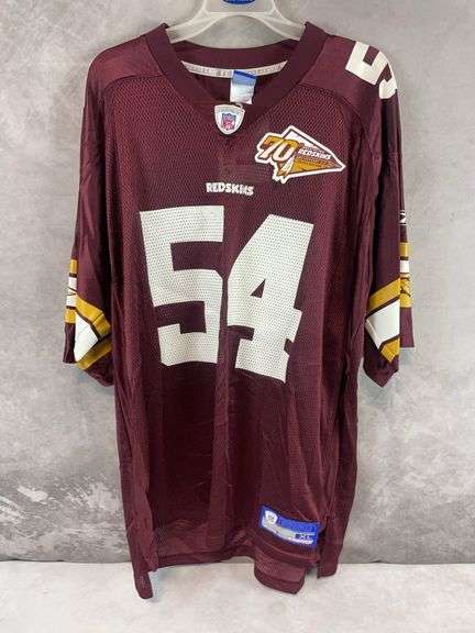 Washington Redskins, 70th anniversary, Reebok, burgandy/white, Trotter