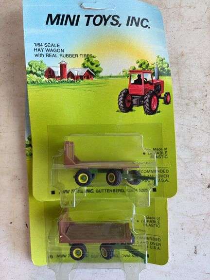 (8) Mini Toys farm equipment toys - 1/64 scale