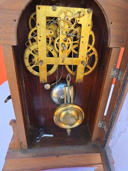 GILBERT ERSA 1885 MANTLE CLOCK WORKS
