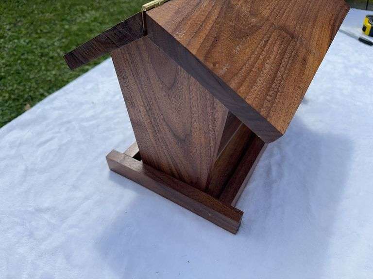 Homemade Wooden Bird Feeder