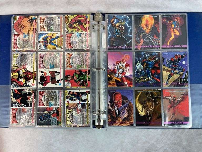 1993 Marvel Masterpieces Complete Set witth Extra Cards