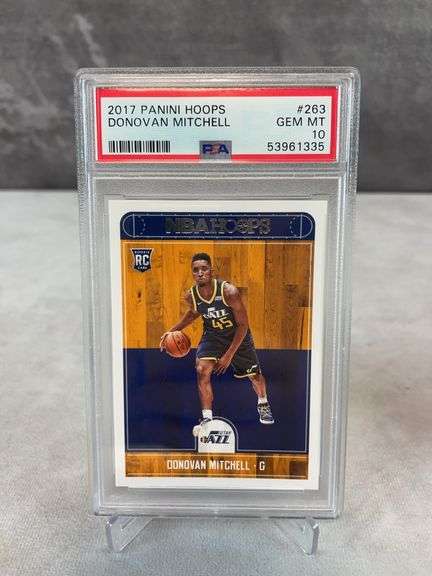 2017 Panini Hoops #263 Donovan Mitchell RC PSA 10