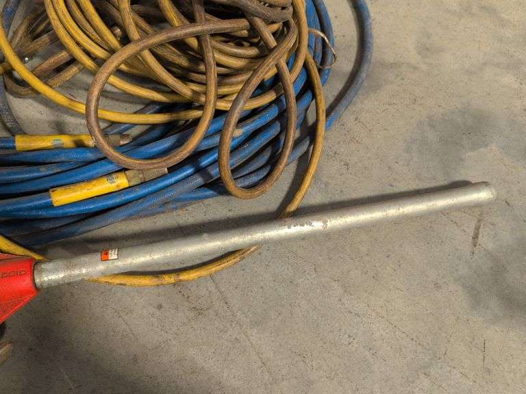 Ridgid pipe ratchet and air hoses