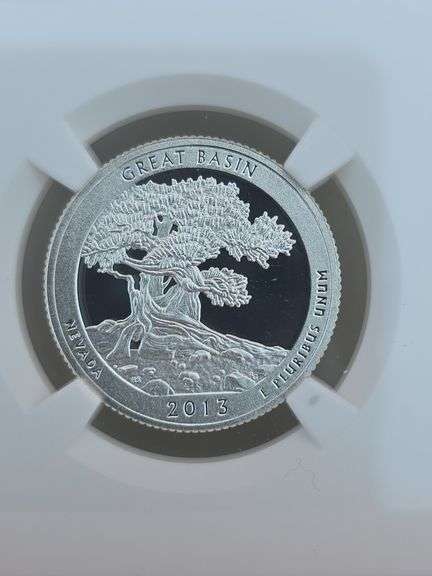 2013S GREAT BASIN SILVER QUARTER NGC PF69 ULTRA CAMEO
