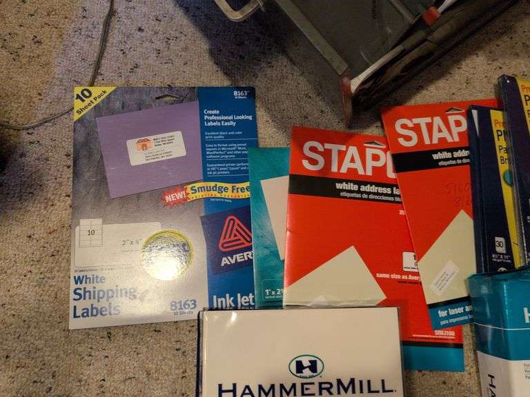 Assortment of paper products - some new