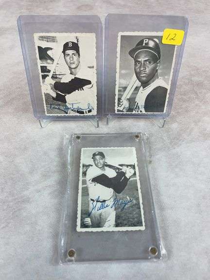 1969 Deckle Edge: Roberto Clemente, Yaz & Willie Mays