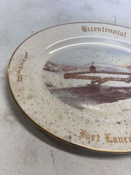 Clear Glass , China Set, 1976 Plate