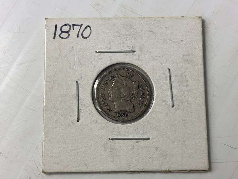 1870 3 Cent Piece
