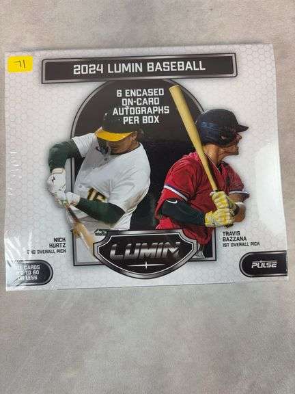 2024 Lumin Baseball Hobby Box Factory Sealed