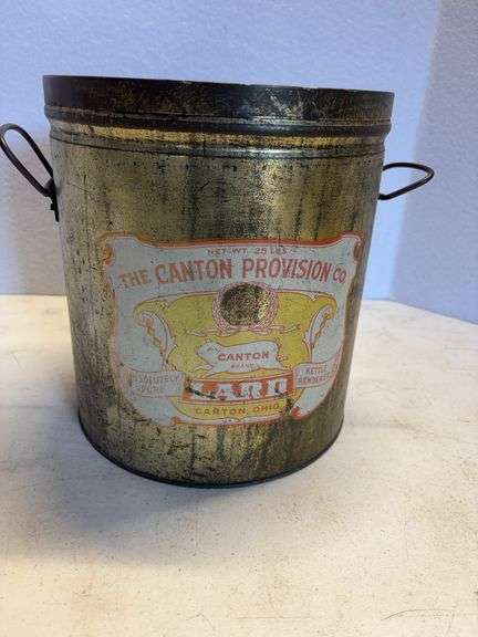 Canton Lard Tin
