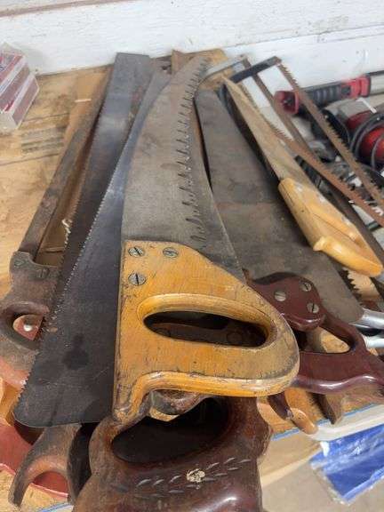 Lg Lot of Hand Saws -15