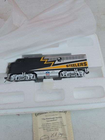 BACHMANS PITTSBURGH STEELERS TRAIN LOCOMOTIVE