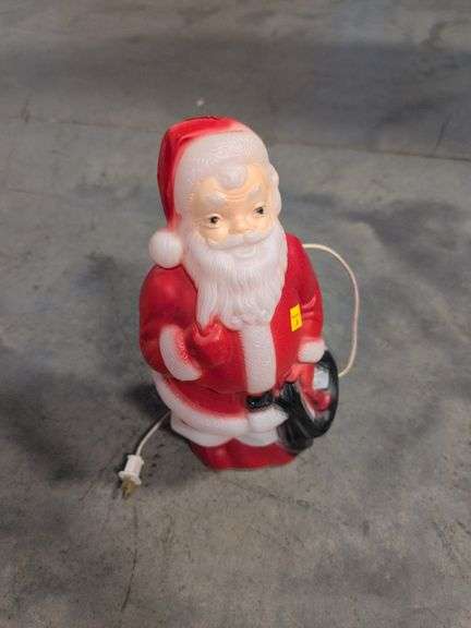 Santa blow mold - 13" tall - works