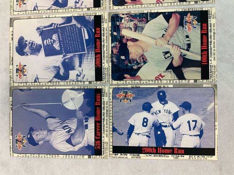 17 Card Jumbo Lot: Mickey Mantle, Michael Jordan, Randy Moss, Dan Marino, Mark McGwire +More