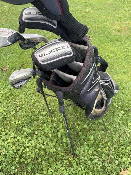 Cobra Golf Clubs w/ Callaway Bag and Top Flight Driver