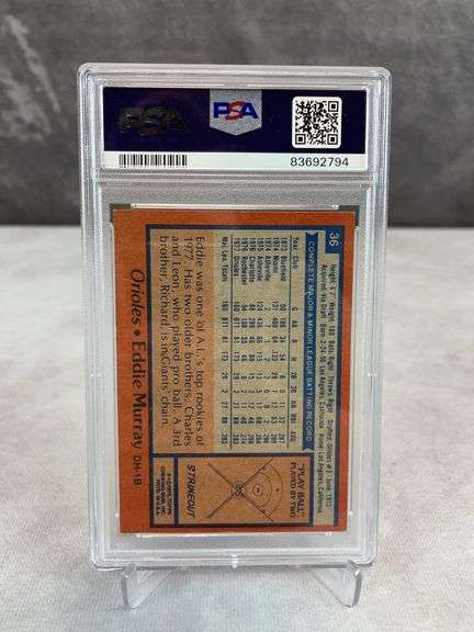 1978 Topps Eddie Murray #36 - PSA 6