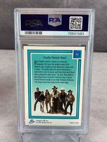 1992 Country Gold Charlie Daniels Band #51 PSA 10