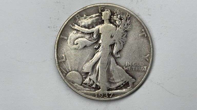 1937 Walking Liberty Half Dollar