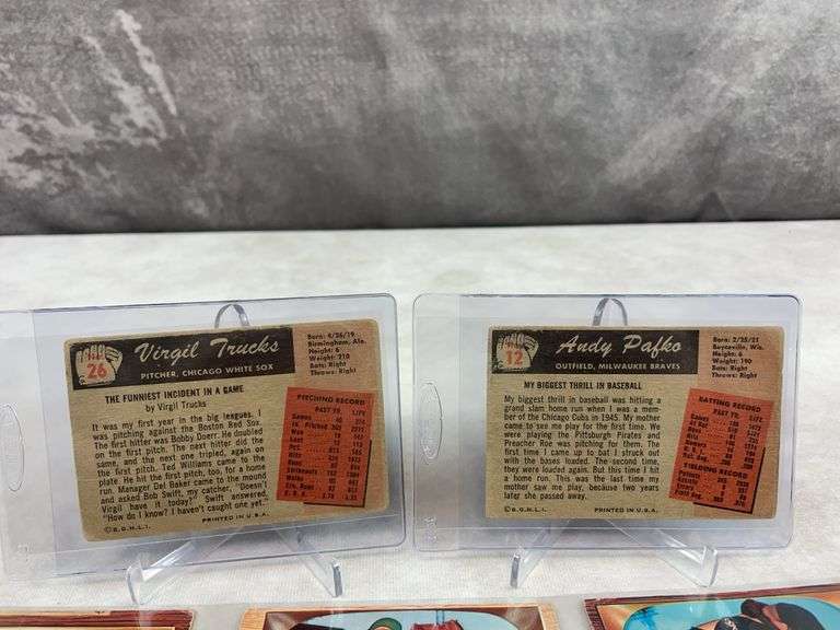 (19) 1955 Bowman Baseball Cards
