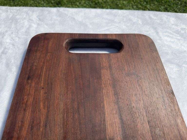 (2) Homemade Wooden Charcuterie Boards