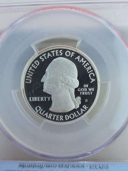 2011S VICKSBURG SILVER QUARTER PCGS PR69 DCAM