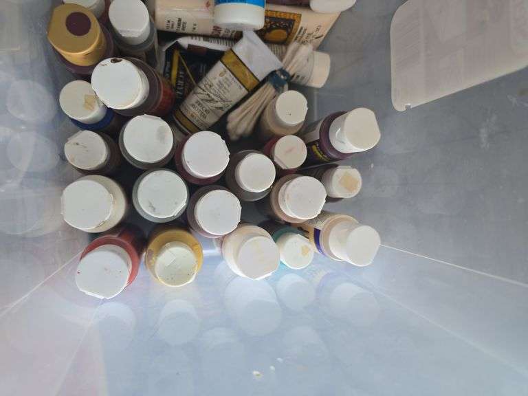 LOT OF PAINTS AND MISC