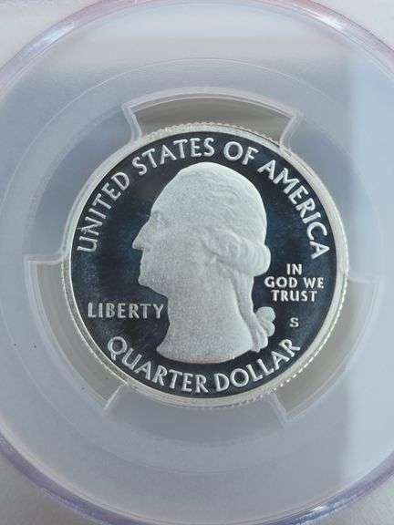 2011S OLYMPIC SILVER QUARTER PCGS PR69 DCAM