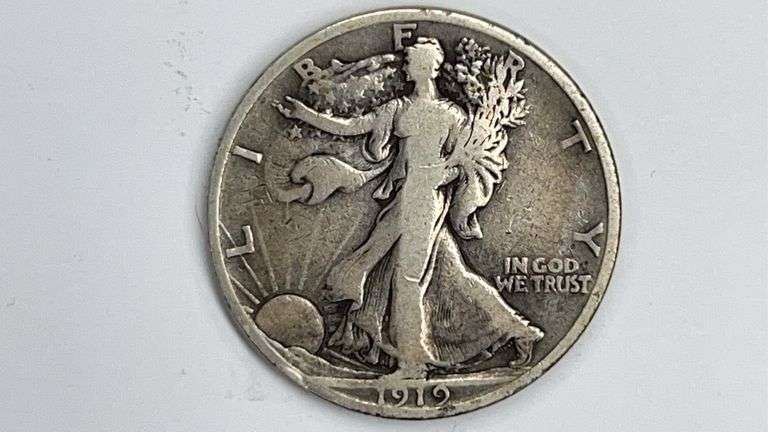 1919-D Walking Liberty Half Dollar