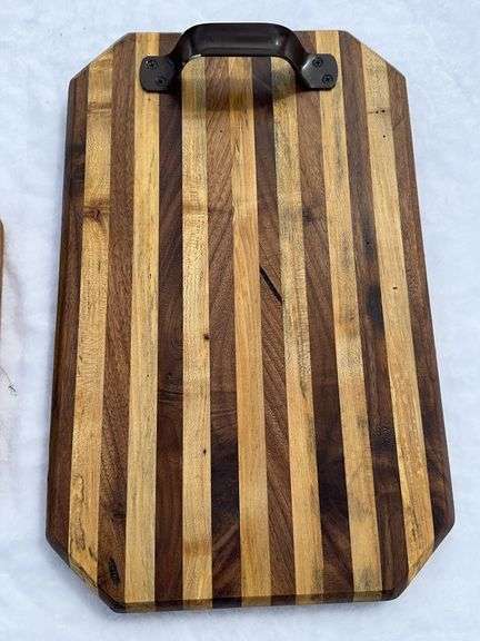 (2) Homemade Wooden Charcuterie Boards