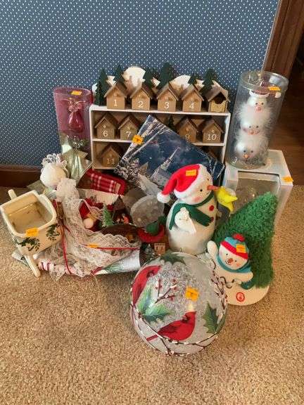 Assortment of Christmas Decorations