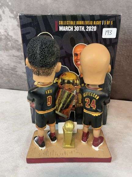 (2) Richard Jefferson & Channing Frye Collectible Bobbleheads