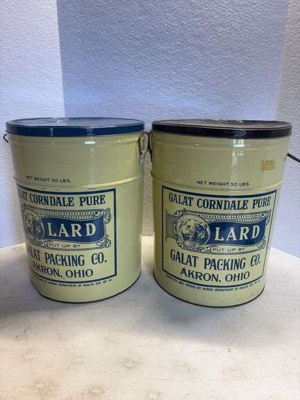 2 Lg Tins